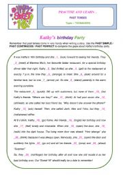 Past Tenses - Kathys birthday party