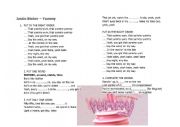 English Worksheet: JUSTIN BIEBER- YUMMY SONG