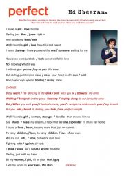 English Worksheet: Perfect 