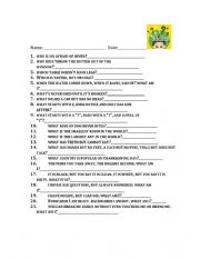 English Worksheet: Riddles 