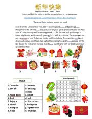 English Worksheet: Happy Chinese New Year