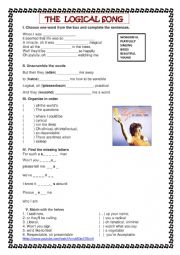 LISTENING ACTIVITY- THE LOGICAL SONG with answer key