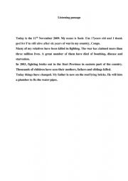English Worksheet: mid term test n 2 1st form
