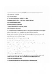 English Worksheet: animals