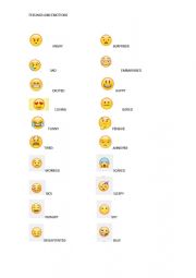 English Worksheet: feelings and emotions