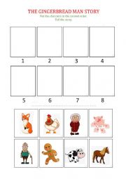 English Worksheet: The Gingerbread Man Story