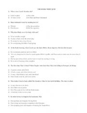 English Worksheet: the quız on the book thıef