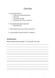Exercise Speaking Writing Questions Test Practice Eiken IELTS FCE