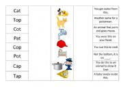 English Worksheet: C A T O P worksheet