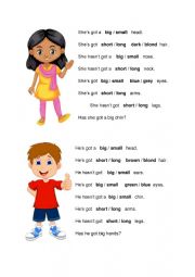 Has got worksheet