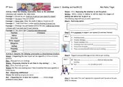 English Worksheet: smoking and health