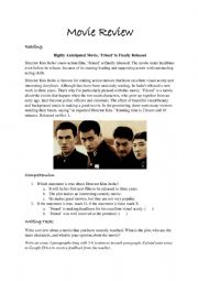 English Worksheet: Movie Review