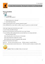 English Worksheet: BOWLING FOR COLUMBINE AFTER THE FILM