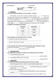 Grammar and functions review