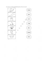 matching worksheet