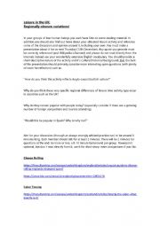 English Worksheet: Leisure in the UK ESL Presentations Project