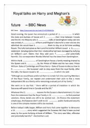 English Worksheet: Harry and Meghan 