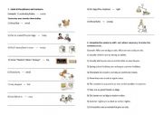 English Worksheet: Degrees of comparison