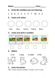English Worksheet: initial assesment 