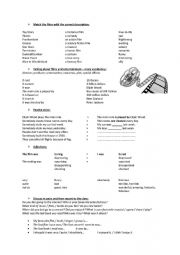 English Worksheet: Talking about films