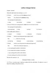English Worksheet: English excercise