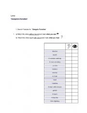 English Worksheet: Gangsta Paradise