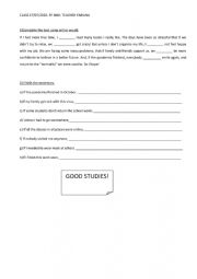 English Worksheet: ACTIVITIES FIRST AND SECOND CONDITIONAL