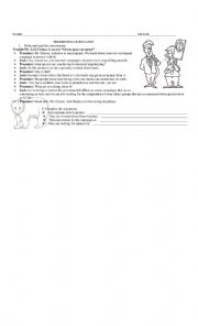 English Worksheet: reading test