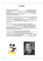 Walt Disney Boigraphy Listening