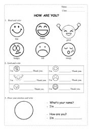 EMOTION VOCABYLARY AND GREETING 