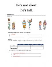 English Worksheet: adjectives