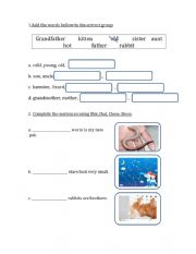 Family and Demonstratives