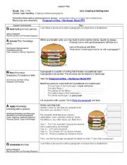 English Worksheet: GANAG lesson for year 7-9