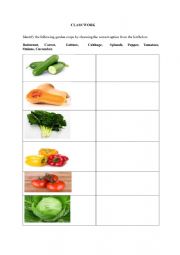 English Worksheet: GARDENING WORKSHEET