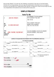 English Worksheet: basic review 