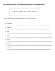 English Worksheet: Jobs 