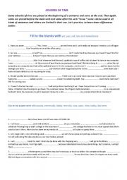 ADVERBS OF TIME  PRACTICE WORKSHEET