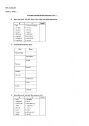 Review level 1 / Term 3 ( part 2 )