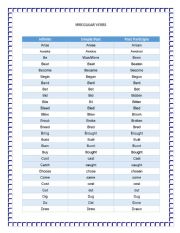 Irregular Verbs