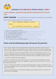 Looking at do and does from 6 angles PART 2