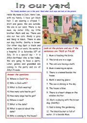 English Worksheet: Mini RC and picture description exercise
