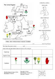 English Worksheet: The United Kingdom