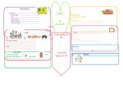English Worksheet: INTRODUCE YOURSELF WORKSHEET