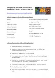 English Worksheet: George Floyd