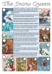 English Worksheet: The Snow Queen - exercises