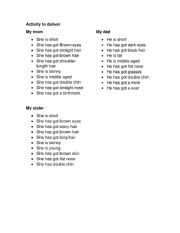 English Worksheet: deliever