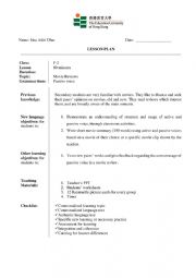 English Worksheet: Passive Voice