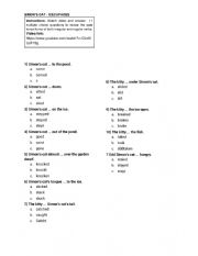 English Worksheet:  Icecapade - IRREGULAR VERBS