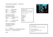 English Worksheet: You�re Going to Lose that Girl (future tense)