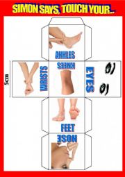 Play Simon Says game - Body Parts 1